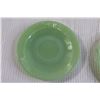 Image 2 : (2) Fire-King Jadeite Saucers