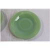 Image 3 : (2) Fire-King Jadeite Saucers