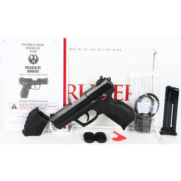 NEW Ruger SR22 Semi Auto Pistol .22 LR