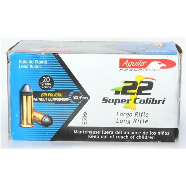 500 Rounds of Aguila .22 LR Ammunition