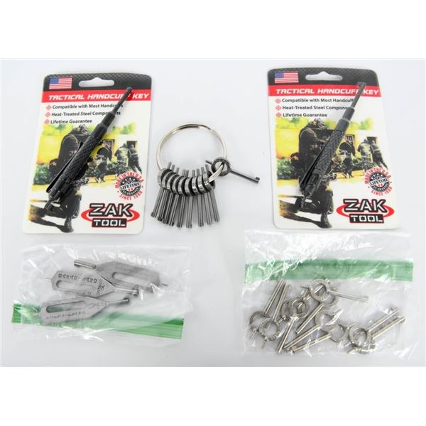Large Selection Of New Handcuff Keys