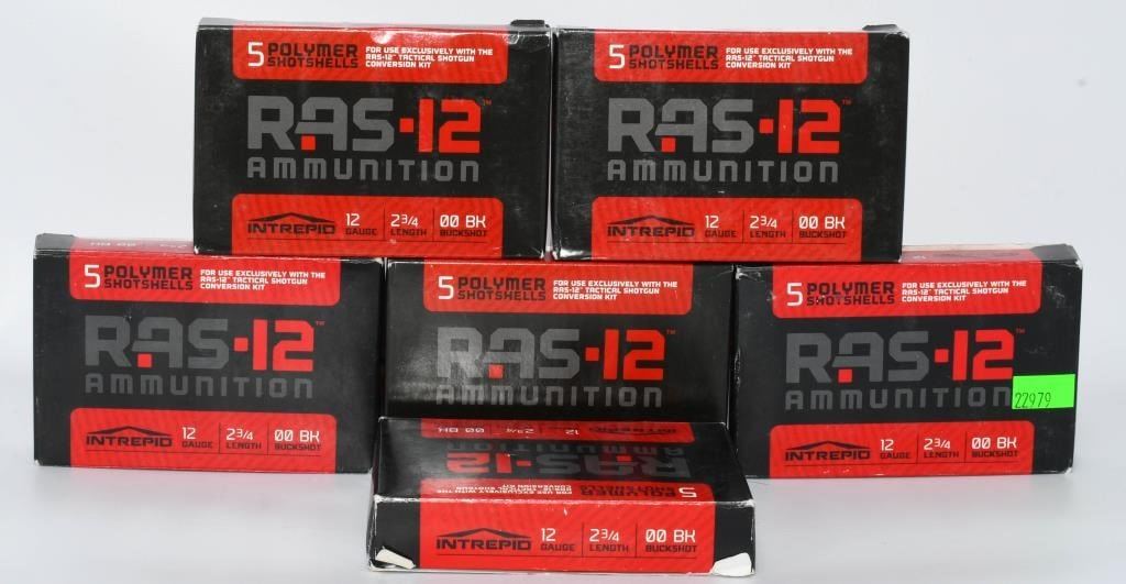 Intrepid Ras 12 25 Rounds Of Intrepid 12 Ga RAS-12 Buckshots