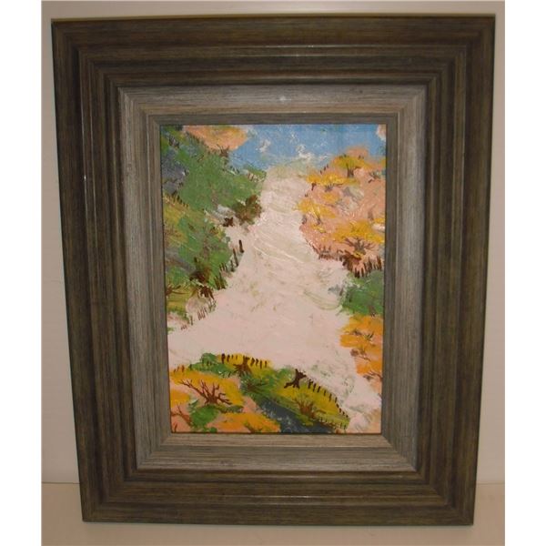 Original painting Nature's Fans by LangdonArt-IMAGINATION-peinture originale Éventaills de la Nature