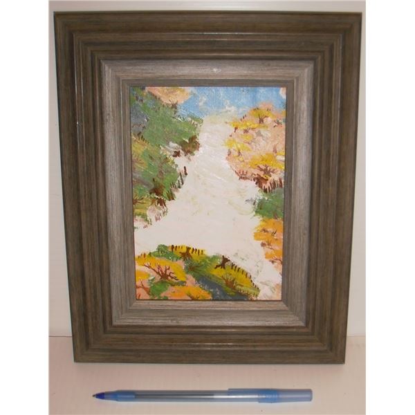 Original painting Nature's Fans by LangdonArt-IMAGINATION-peinture originale Éventails de la Nature