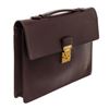 Image 2 : Louis Vuitton Burgundy Taiga Leather Serviette Clado Briefcase