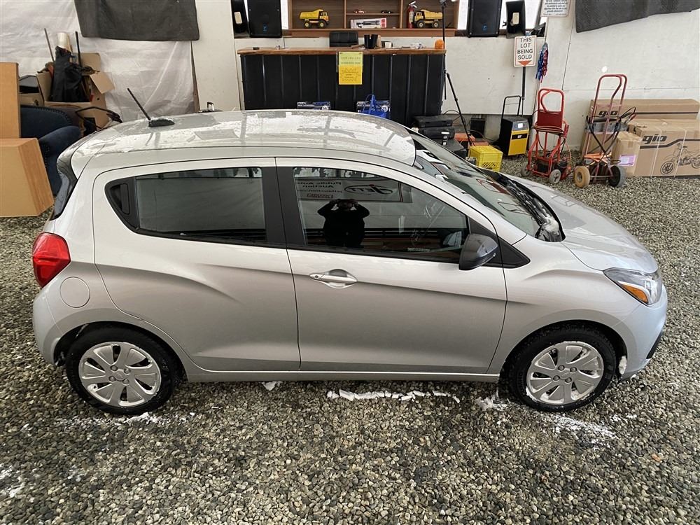 Spark Chevy Silver Rear C6H -- 2016 CHEVROLET SPARK LS, Silver, 170671
