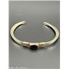 Image 1 : BLACK ONYX STERLING CUFF