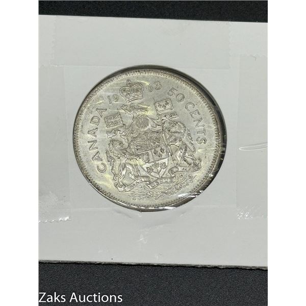 1963 SILVER 50 CENT