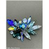 Image 2 : BLUE CRYSTAL BROOCH