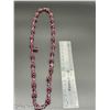 Image 2 : VINTAGE RED GARNET BEADED NECKLACE