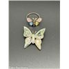 Image 1 : BUTTERFLY RING/BROOCH