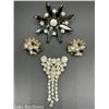 Image 2 : CRYSTAL BROOCHES AND EARRINGS