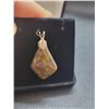 Image 2 : AMMOLITE RARE BLUE-GREEN PENDANT