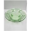 Image 1 : GREEN GLASS DEPRESSION BOWL