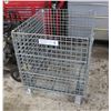 Image 1 : WIRE MESH CAGE ON CASTERS 41" X 33" X 36"