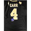 Image 1 : DEREK CARR SIGNED NEW ORLEANS SAINTS JERESEY 5 STAR COA