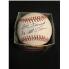 Image 1 : BOB FRIEND SIGNED AND INSCRIBED RAWLINGS BASEBALL 5 STAR COA)