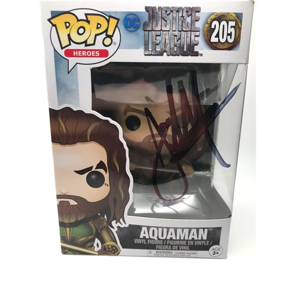 JASON MAMOA SIGNED FUNKO POP TOY (GCG HOLO)