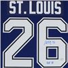 Image 2 : MARTIN ST.LOUIS SIGNED TAMPA BAY LIGHTNING JERSEY (FROZEN POND COA)