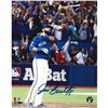 Image 1 : JOSE BAUTISTA SIGNED 8X10 PHOTO FROZEN POND COA
