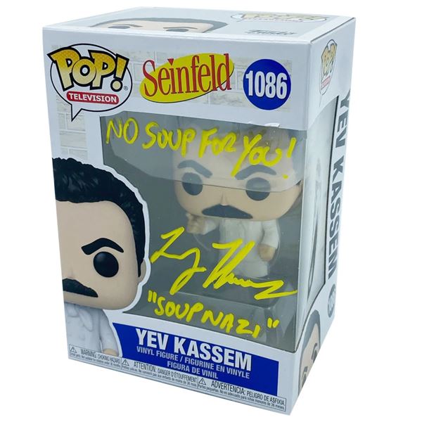 Larry Thomas (The Soup Nazi) Autographed "Seinfeld" Funko Pop! Figure FROZEN POND