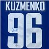 Image 2 : Andrei Kuzmenko Autographed Vancouver Canucks Replica Jersey