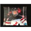 Image 1 : CONNOR BEDARD SIGNED TEAM CANADA 8 X 10 (GCG HOLO)