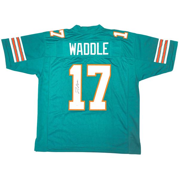 JALEN WADDLE SIGNED MIAMI DOLPHINS JERSEY (BECKETT COA)