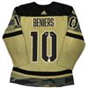 Image 1 : MATTY BENIERS SIGNED SEATTLE KRAKEN SALUTE TO SERVICE PRO JERSEY (FANATICS COA)