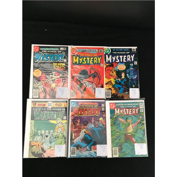 DC COMICS HOUSE OF MYSTERY BRONZE AGE COMIC BOOK LOT