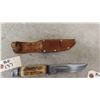 Image 2 : 2 Hunting Knives with Holsters : Bushman 9 1/2'' , Solender 9'' 