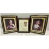 Image 1 : Three Framed Young Girl Pictures and Poem