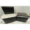 Image 5 : Pair of Small Club Car Coolers, Lunch Bags and more (white basket not included, for display only)
