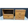 Image 1 : Pair of Non Matching Nightstands