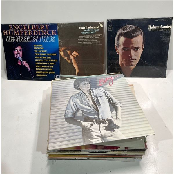 Collection of 35 LP Records artists include Perry Como, Tom Jones and more