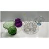 Image 1 : Collection Of Crystal and Glass Vases and other Decorative Items