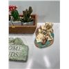 Image 3 : Collection of Decorative Ceramic and Terra Cotta Pieces plus Cacti