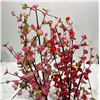 Image 1 : Pink and Red Silk Cherry Blossom Flowers 56T