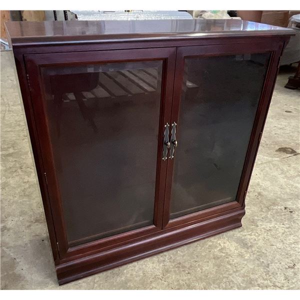 Gibbard Craftsman Est 1835 Vintage Glass Door Cabinet with two adjustable shelves 36Wx13Dx36H
