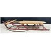 Image 2 : Antique "Fleetwing" Wood and Metal Sled 37Lx20W