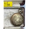 Image 2 : Beautifully Etched Antique Ladies Pocket Watch 35mm