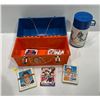 Image 1 : Memories of Childhood -Wayne Gretzky Lunch Box plus Thermos and Sports Card Collection