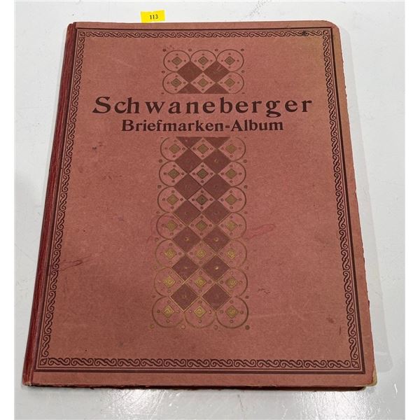 Stamp Collection Album Started in 1928