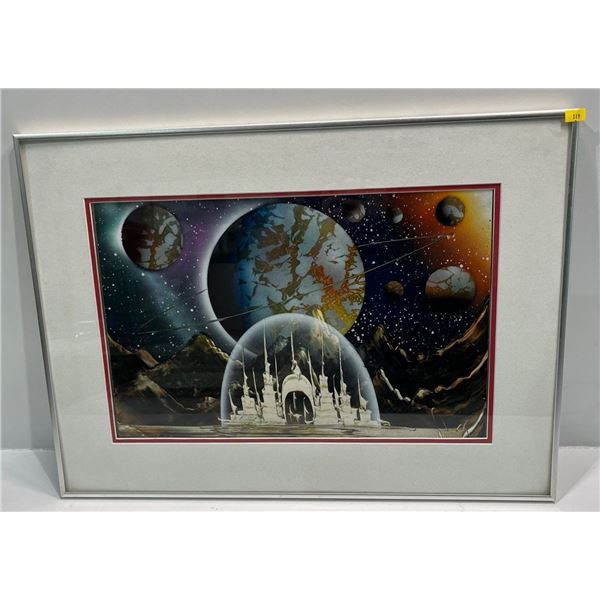 Post Modern Space Colony Print