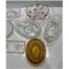 Image 4 : Collection of Smaller Glass Serving Plates and Bowls