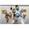 Image 3 : Large Collection of Vintage Mini Figures, includes Smurfs, Muppet Babies, Cabage Patch Kids and more