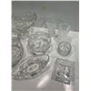 Image 4 : Collection Of Crystal and Glass Serving Bowls and Vases