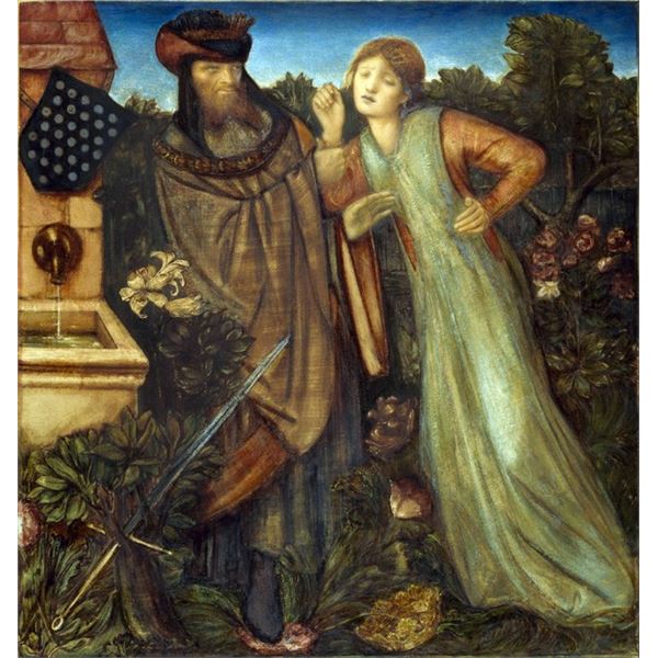 Edward Burne-Jones - King Mark and La Belle Iseult