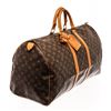 Image 2 : Louis Vuitton Brown Monogram Canvas Keepall 55 Travel Bag