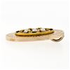 Image 4 : Antique 14K Yellow Gold Natural Pearl Hand Etched Detailed Twisted Wire Pendant